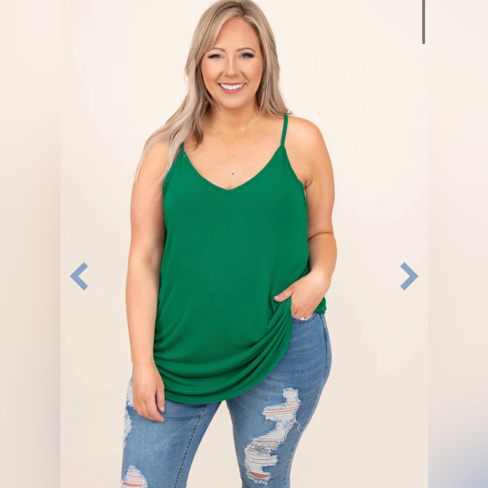 Chic Soul Emerald green tank 1X